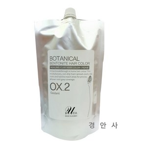 [뷰다] 보테니컬 벤토나이트 헤어칼라크림 -염색 산화제 6% (2제) 500g 염색 산회제(2제), 1개, 염색 산화제(2제)