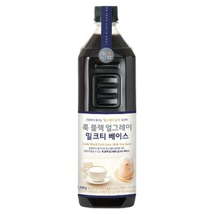 룩아워티 룩 블랙 얼그레이 밀크티 베이스 1200g 2개세트, 1.2kg, 2개