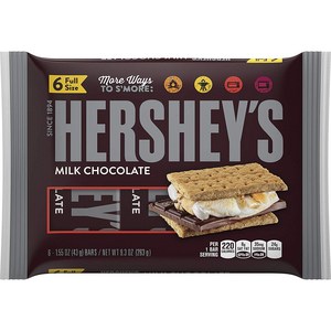 Hershey's 밀크 초콜릿, 43g, 6개