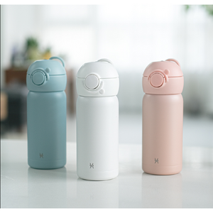 JVR 모노아이 원터치 텀블러, 핑크, 350ml