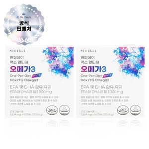 닥터체크 맥스 알티지 오메가3, 90정, 2박스