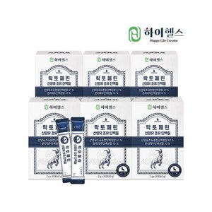 [하이헬스] 락토페린 산양유 초유 단백질 (2g x 30포) 6박스, 2g, 6개