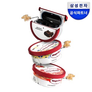 삼성 정품 갤럭시 버즈3 버즈3프로 하겐다즈 케이스, 하겐다즈 딸기, 1개