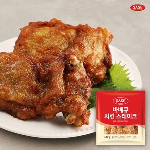 사세 바베큐 치킨 스테이크 1.4kg 냉동 닭다리살, 1개