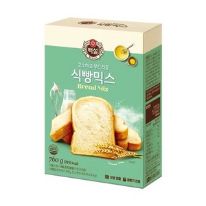 백설 식빵믹스 식빵가루 식빵재료, 760g, 1개