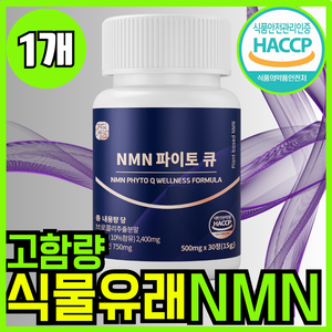 자연새긴 식물성 NMN 엔엠엔 파이토 큐 식약처 HACCP, 1개, 60정