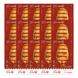 열두닭 오븐으로만 조리한 닭가슴살 오리지널 훈제맛, 100g, 20개