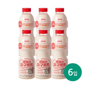 서울에프엔비 대용량 패밀리 요구르트 750ml, 6개