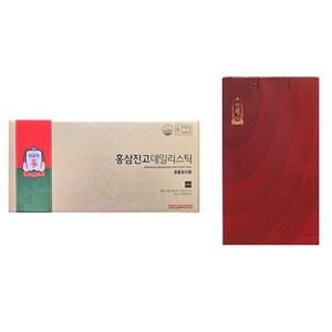 정관장 홍삼진고데일리스틱 (10gx30포) 1박스+쇼핑백, 30회분, 1박스