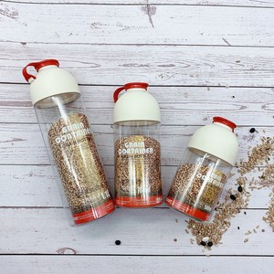 네오 잡곡 보관용기 시리얼 견과류 사료통 다용도 보관통 500ml 700ml 1.1L