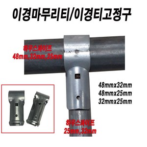 한누리팜마트 이경티고정구 이경마무리티 48mmx25mm 하우스자재, 1개