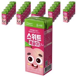 풀스키친 스위트 복숭아 플러스 음료, 190ml, 24개