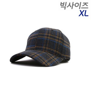 오더위즈 빅사이즈 체크 볼캡 XL 60 사이즈 큰 모자 BMJ013