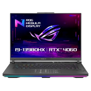 에이수스 2024 ROG 스트릭스 G16 코어i9 인텔 13세대 지포스 RTX 4060, Eclipse Gay, 1TB, 32GB, WIN11 Home, G614JV-N4117