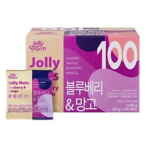 졸리넛츠 블루베리&망고 하루한줌 매일견과 100입, 2kg, 1개