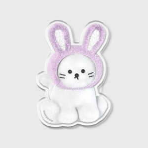 어프어프 아크릴스마트톡, 1개, FAKE PURPLE RABBIT CHICHI