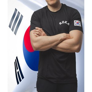 국산 PX 로카티 군인 군대 군용 ROKA 코리아아미 쿨론 밀리터리 컴뱃티셔츠