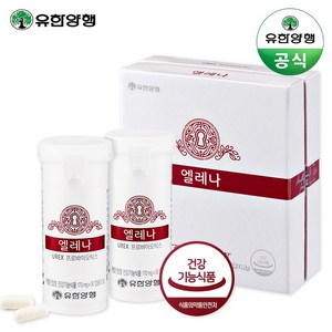 [정품2개월분] 유한양행 엘레나 유산균 60캡슐 여성 질 장 건강 UREX 프로바이오틱스, 60개, = UREX프로바이오틱스 X 170mg X, 1회분