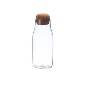 생활용품 코르크 마개 유리병 우유병 3종, 1개, 300ml