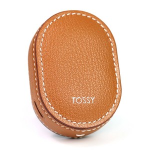 TOSSY 토씨 가죽 차량용 방향제 프랑스 고트스킨 고급 자동차디퓨저 송풍구형, 블랙(Black), 라벤더(Lavende), 1개