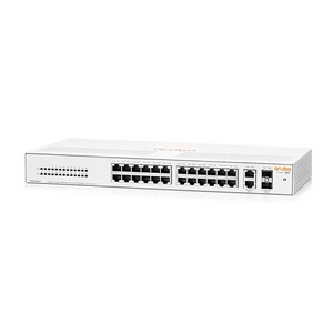 HPE ARUBA 1430-26G 2SFP R8R50A 24포트 기가비트 스위치허브 HPE JH017A 후속모델 소호형 사무실 가정 오피스 스위칭 허브, 1개