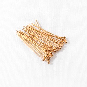 비즈아이 [8-332-01]써지컬스틸 볼핀 0.6x30mm 전기금 10개