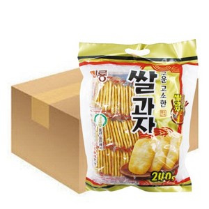 간식 탕비실 및 가성비 좋은 미룡 쌀과자 택1, 240g, 10개