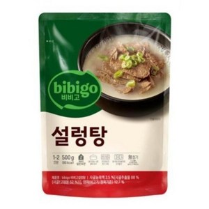 CJ 비비고 설렁탕 500g 캠핑 자취 간편요리 혼밥족 즉석 간편식 진한육수 양짓살 담백한, 12개