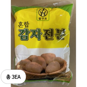 금하 혼합 감자전분, 1kg, 3개