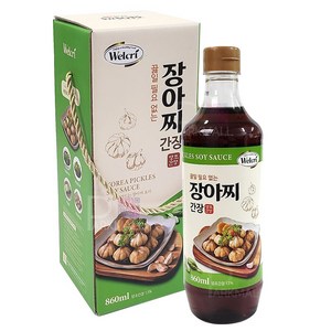 웰크리 끓일필요없는 장아찌 간장 860mlx1p (두릅 마늘쫑 매실 장아찌만들기), 2개, 860ml