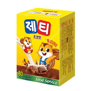 동서 제티 초코렛맛 80T 1개 초코 코코아, 80개입