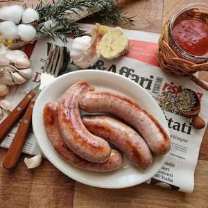 [살루메리아] 이탈리아식 펜넬 소시지 살시차 토스카나(Salsiccia Toscana) 수제 소시지 300G, 1개