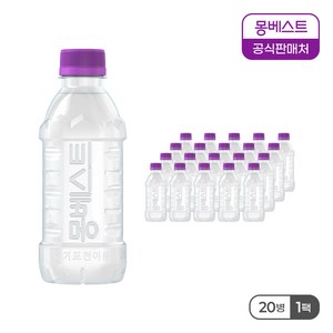 몽베스트 위드어스 (무라벨) 생수 330mLx20병, 330ml, 20개