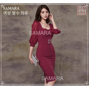 SAMARA 여성용 정장 원피스 하객룩