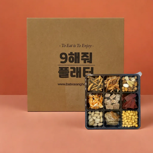 바보상회 맥주안주 단체안주 마른안주 세트 9해줘플래터A, 4개, 192mg