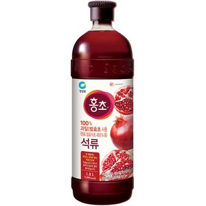 청정원 홍초 100% 자연발효초 사용 석류, 1.8L, 1개