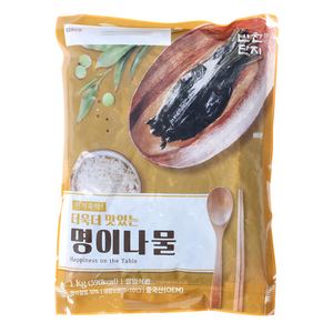 바이오마켓_명이나물 1kg/반찬단지, 1kg, 3개