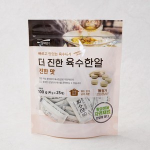 청해명가 더 진한 육수한알 진한맛 25개입, 100g, 1개