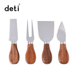 deti [메세] 데티 미니 키친툴 세트(4p) 주방 치즈나이프 다용도 툴 인덕션 청소, 1개