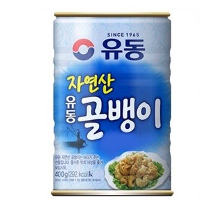 유동 자연산 골뱅이 통조림, 400g, 2개