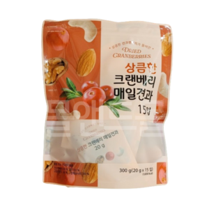 상큼한 크랜베리 매일견과, 300g, 2개, 300g