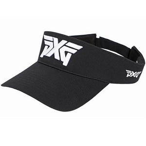 [정품] PXG 골프모자 벨크로 스포츠 바이저, 블랙, 1개