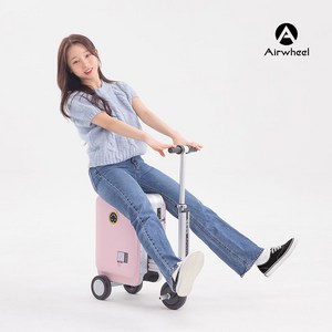 [한국총판]Aiwheel 에어휠 전동캐리어 블랙핑크실버캐리어, 실버, miniT