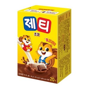 제티 초코 코코아분말, 17g, 20개입, 1개