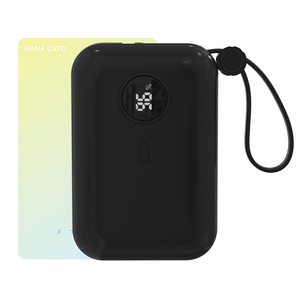 바우아토 PD 22.5W 고속 입출력 케이블 일체형 미니 보조배터리 10000mah, 블랙