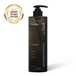 hedn 퍼퓸 5.5 아크네 바디워시 상탈 그레이, 500ml, 1개