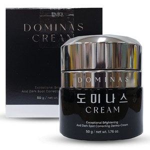 [100% 정품] 도미나스 크림 TG 기미 잡티 태극제약 50g 50ml + 사은품 마스크 도미나 그림 양미경 시즌3 차 티지 RX tg x 주근깨 멜라닌 홈쇼핑 1 2 3 개, 1개