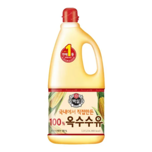 백설 옥수수유, 1.8L, 10개