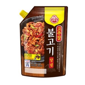 오뚜기 고추장 불고기 양념 스파우트팩, 1개, 500g