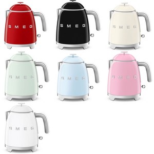 스메그 Smeg 미니 커피포트 전기포트 KLF05 0.8L, 블랙, 1개